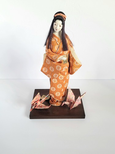 Vintage japanese geisha doll - vintage,