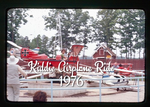 35mm slide kiddie airplane - slide,