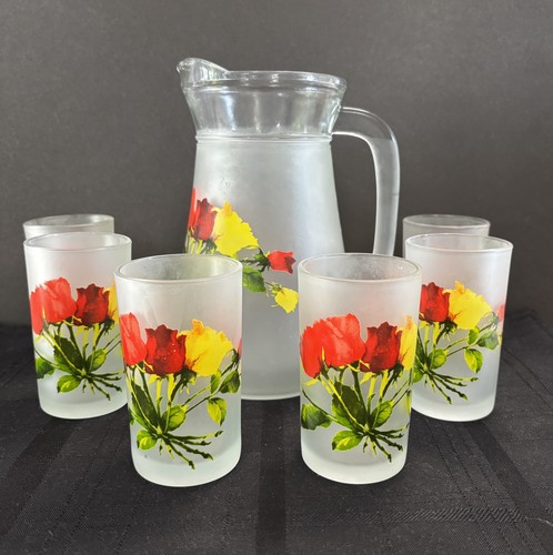 Vintage mcm frosted glass - frosted,