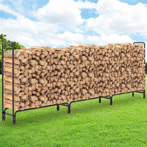 Large metal firewood storage - metal,