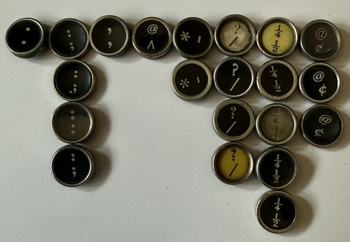 Lot antique typewriter - lot, of