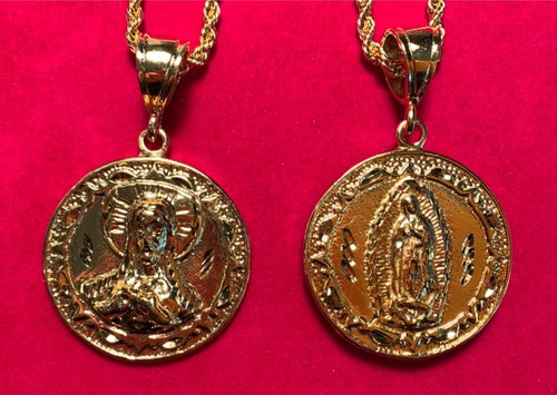 14kt gold plated large - plated, 2