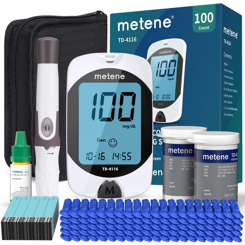 Blood glucose monitor kit - blood,