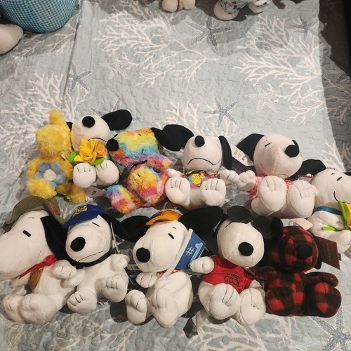 Snoopy plush lot - plush, of