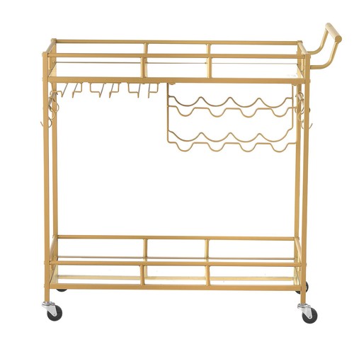 Gold tier bar cart - bar,