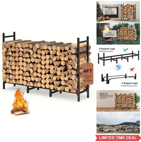 Firewood rack 4ft heavy - rack,
