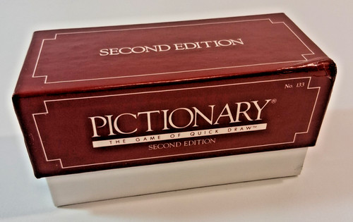 Pictionary second edition card - second,