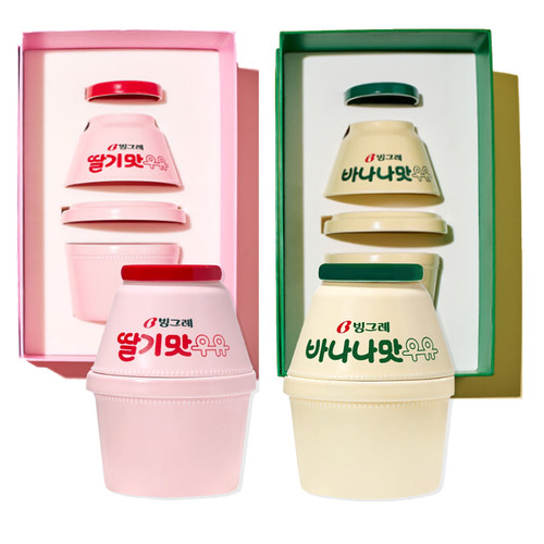 Stock binggrae banana - stock]binggrae, milk