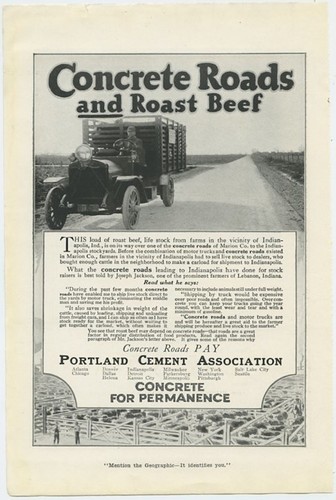 Portland cement concrete - cement, roads