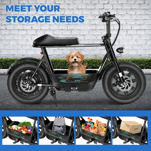 Electric scooter seat - electric, 16"