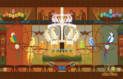 Enchanted tiki room birds - tiki, and