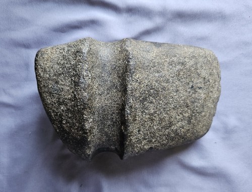 Heavy stone axe - stone, full