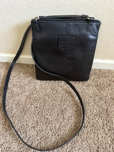 Fossil crossbody bag black - crossbody,