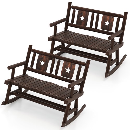 Pcs patio rocking bench - 2,