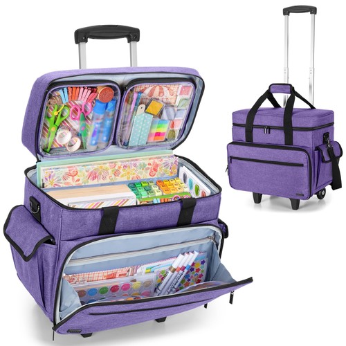 Teamoy rolling scrapbook tote - teamoy,