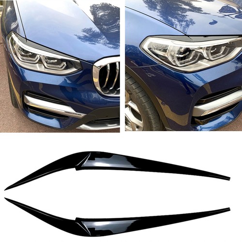 Gloss black headlight - 2x,