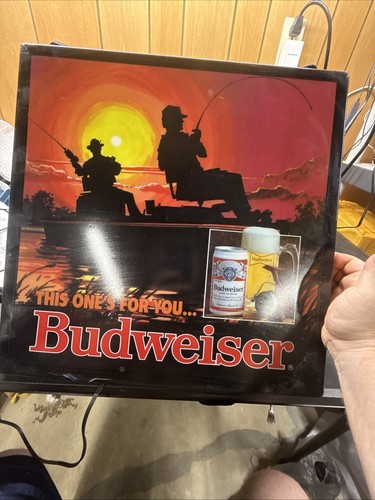 Budweiser sign lighted - budweiser,