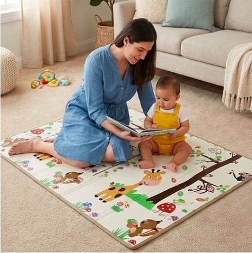 Baby play mat foldable - play, 59"*79"
