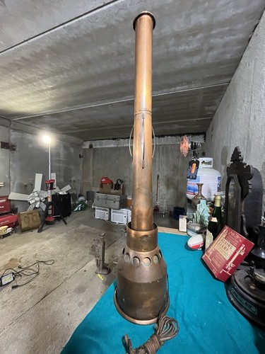Antique copper bank vault - , air