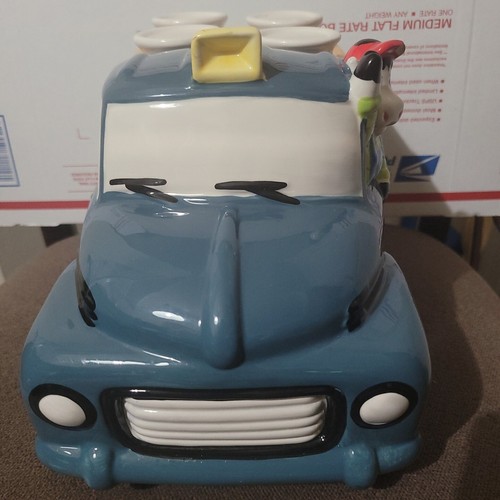 Vtg cow cookie jar delivery - cookie,