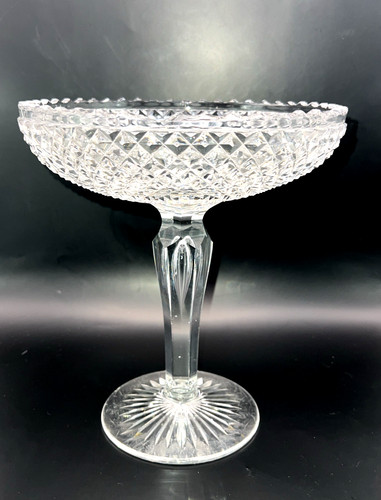 Vtg eapg glass compote - glass, tall