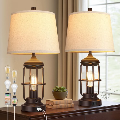 Set touch lamps with usb - set, of