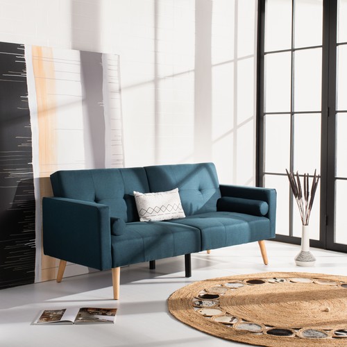 Mid century modern futon - mid-century, bed