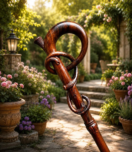 Hand carved wooden - hand, walking