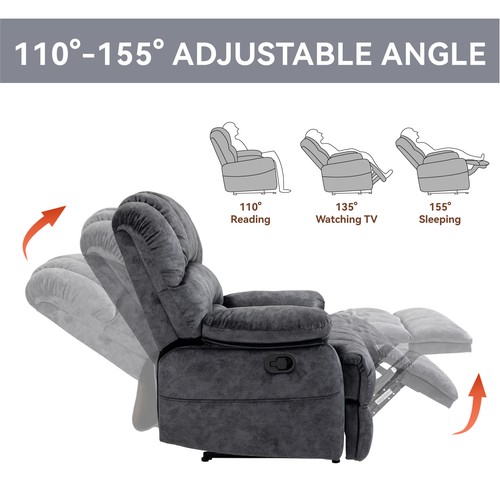 Large grand manual recliner - large,