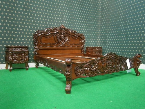 Usa king dark mahogany wood - usa,