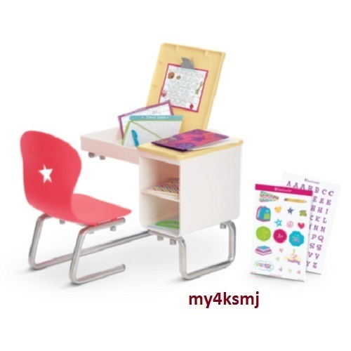 American girl school desk - american,