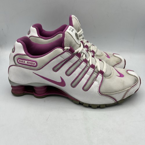 Nike shox white pink - shox,