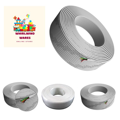 Phone cable 300ft rounded - cable,