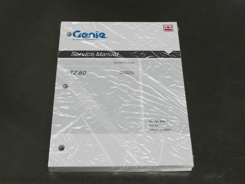 Terex genie towable - tz-50, boom