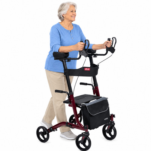 Upright walker rollator - walker,