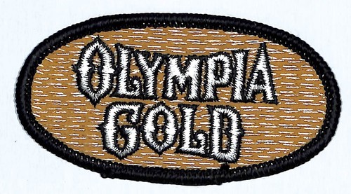 Olympia gold beer patch - olympia,