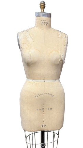 Vintage wolf dress form - wolf,