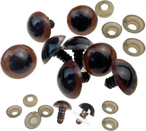 100pcs brown plastic - plastic, safety