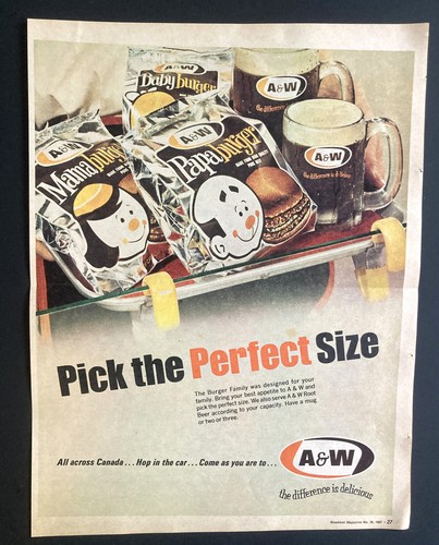 1967 canada canadian w - canadian, a&w