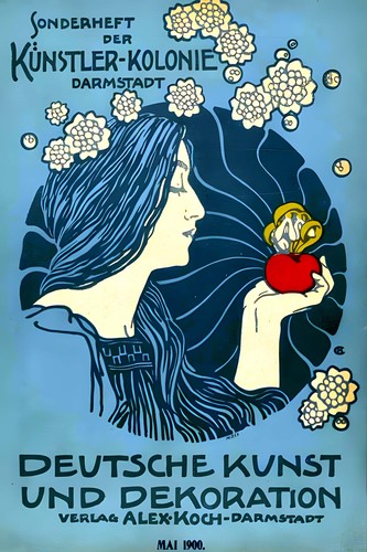 Rare 1900s art nouveau poster - 1900s,