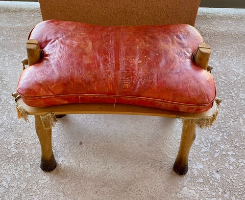 Vintage camel saddle