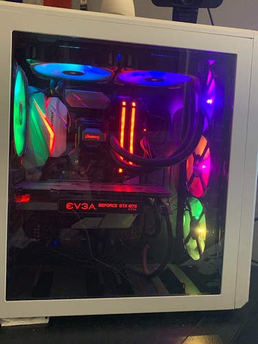 Custom white gaming intel - |,