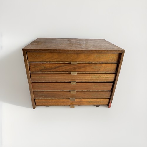 1950 wooden dental cabinet - c.,