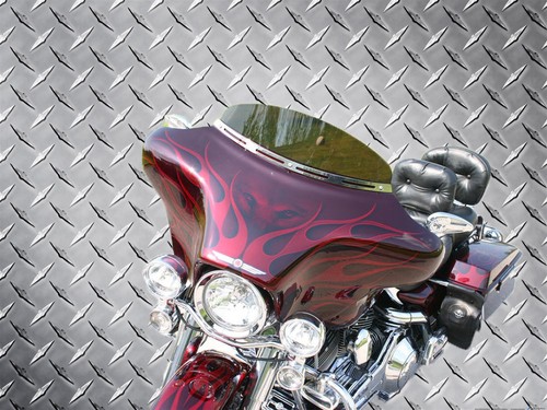 Headlight batwing fairing with - batwing,