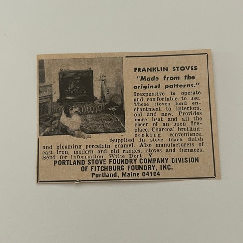 Portland stove foundry - portland,