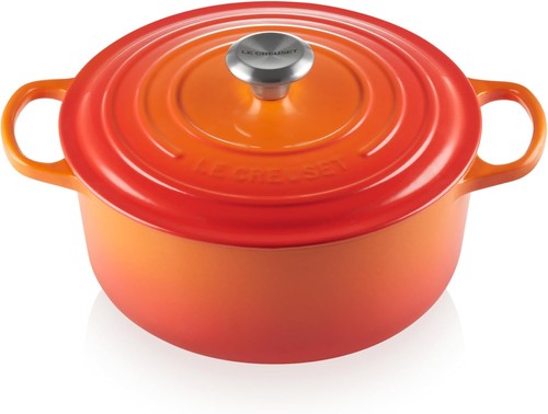 Creuset enameled cast - le,