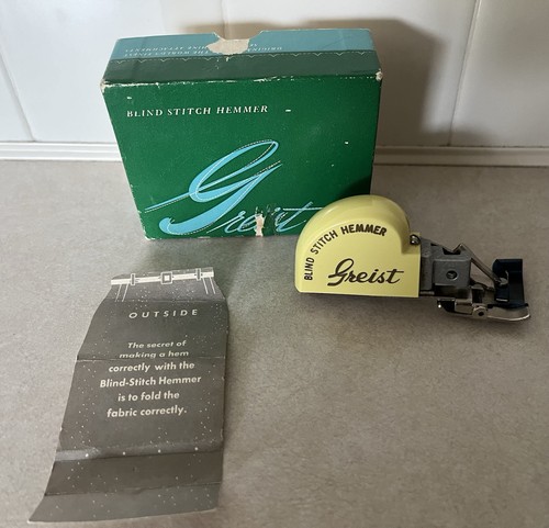 Vtg greist blind stitch hemmer - blind,