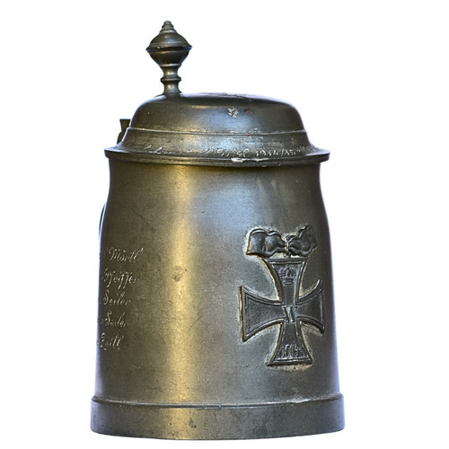 Pewter german regimental beer - regimental,