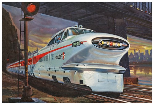 Aerotrain futuristic - -,