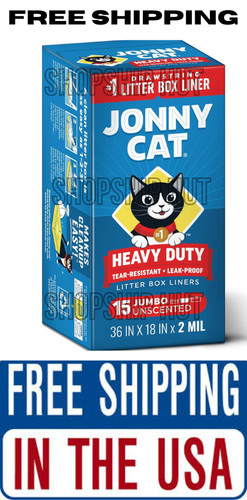 Jonny cat litter box - litter, liners